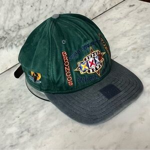 Vintage Stadium Series Green and Gray Super Bowl XXXII Cap